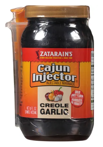 Zatarain's Cajun Injectors Creole Garlic Injectable Marinade with Injector - 16 OZ