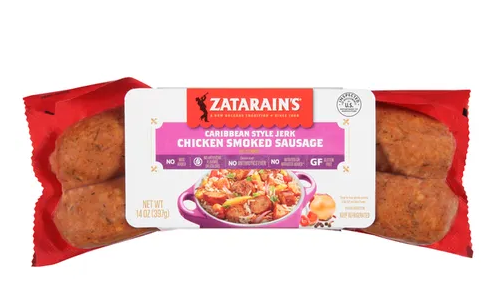 Zatarain's Caribbean Style Jerk Chicken Smoked Sausage - 14oz