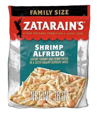 Zatarain's Frozen Shrimp Alfredo - 36 OZ
