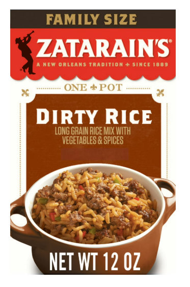 Zatarain's Dirty Rice Mix Family Size - 12 OZ