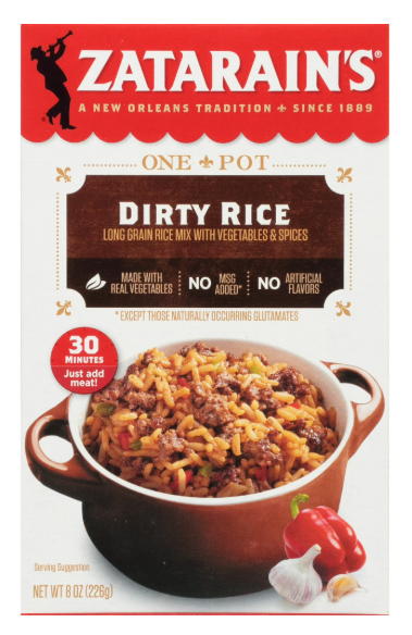 Zatarain's Dirty Rice Mix Original - 8 OZ