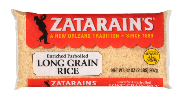 Zatarain's Enriched Long Grain Parboiled Rice - 2 LB